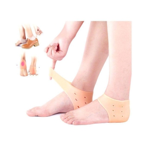 SELVA FRONT ANKLE Silicone Moisturising Heel Pad Socks Support Free Size