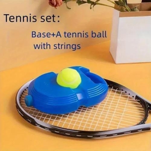 Solo Tennis Trainer Rebound Ball with String for Self  Practice-DURABLE