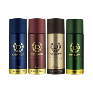 Denver Hamilton, Honour, Pride And Prestige Deodorant Spray  (Pack Of 4) 660 Ml