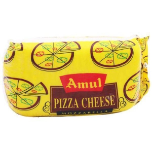 Amul Mozzarella Pizza Cheese Block 1 Kg Pouch