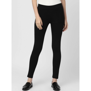 UrbanMark Women Black High Rise Skinny Fit Stretch Jeggings - None