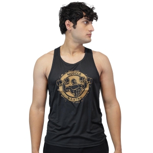 Muscle Mantra Gym Stringer-Black / M