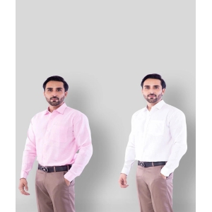 DESHBANDHU DBK - Multicolor Cotton Regular Fit Mens Casual Shirt ( Pack of 2 ) - None