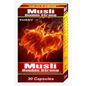 Cackle's Musli Double Strong Ayurvedic 30 x 2 =60 Capsule 60 no.s