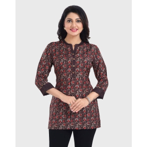 Meher Impex - Wine Rayon Womens Tunic ( Pack of 1 ) - None