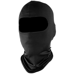 ODDISH unisex Full Face Cover Breathable Cotton Blend Balaclava/ Rider Black Mask pack of 1 - One Size