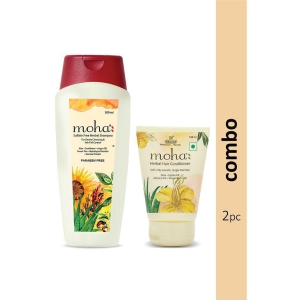 MOHA SULFATE FREE HERBAL SHAMPOO 200 ml + MOHA HERBAL HAIR CONDITIONER 100 ml]