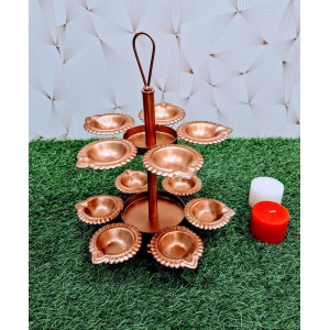 Metal Urli Oil Diya Stand