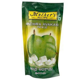 Mothers Recipe Pickle  Andra Avakaya 200g Pouch Free Shipping World Wide