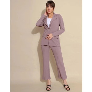 Selvia Mauve Dyed Pant Top Set - None