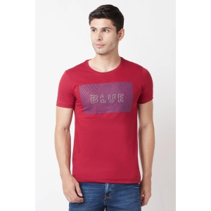 Red Printed T-shirt-L / Red