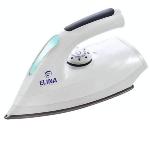 Elina 1100W Dry Iron with Handle Led Indicator, White