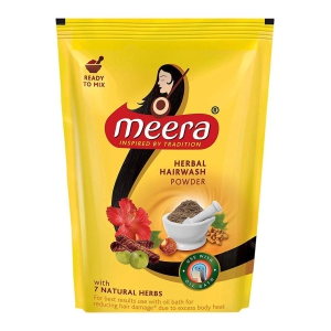 Meera Powder - Herbal Hairwash 80 Gm Pouch