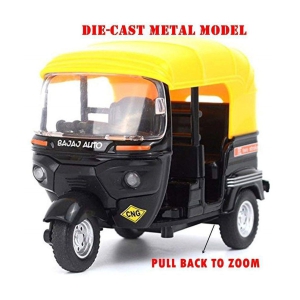 FRATELLI Die Cast Metal Bajaj Auto, Pack Of 1 -Multicolor - Multi-Color