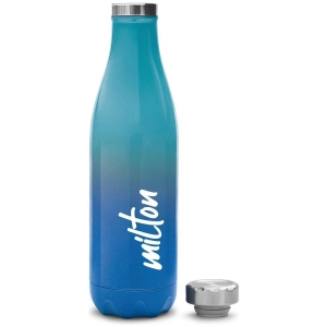 Milton Prudent 500 Thermosteel 24 Hours Hot and Cold Water Bottle, 510 ml, Blue - Blue