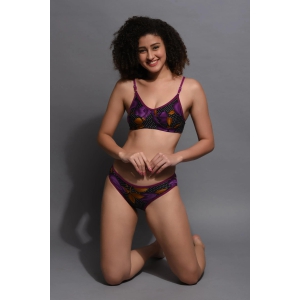 JOMFERRY 777 BLACK-PURPLE NON-PADDED LINGERIES SET-36