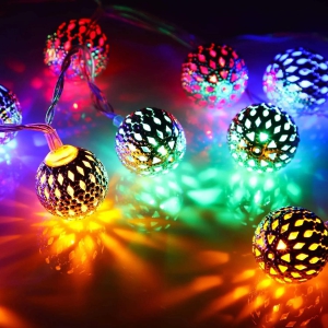 M19 Moroccan Ball LED Lights-MorocconBall / Multicolor