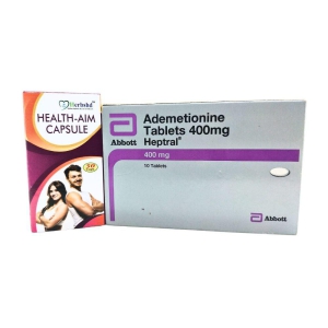 Heptral 400mg Tablet & Health aim capsule (combo pack)