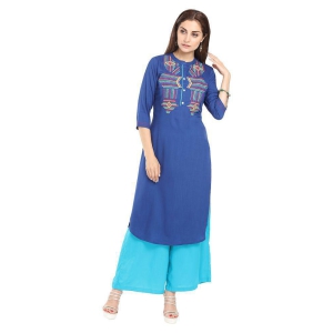 alena-blue-rayon-womens-straight-kurti-xl