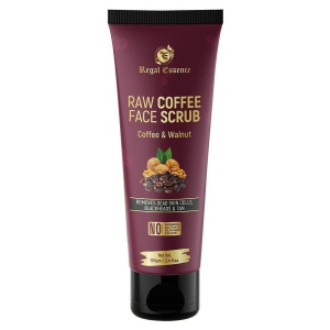 Regal Essence Raw Coffee Face Scrub for Women & Men with Walnut,Removes Dead Skin Cell, Blackheads,100g (Pack of 1)