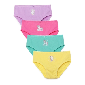 Unicorn Printed Briefs Pack of 4-7-8 years