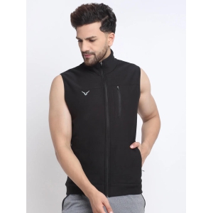 Invincible Men's Sleeveless Jacket-Black / M