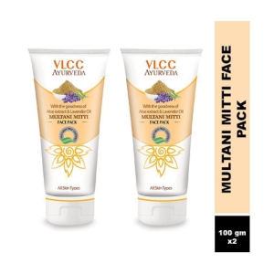 VLCC Ayurveda Multani Mitti Face Pack 100 g (Pack of 2)