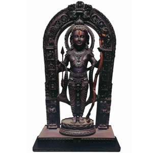 Saf Shree Ram Lala Religious MDF Showpiece ( 38 cm )