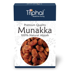 Munakka - Premium Abjosh (Raisins) - Nutritious and Delicious Dry Fruit - Triphal