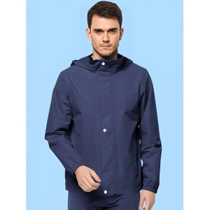 AKTIF Navy Polyester Mens Rain Suit ( Pack of 1 ) - M