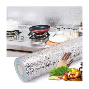 Waterproof, Fireproof,and Oil Proof kitchen Platform Aluminum Foil Stickers Foils Geometric Patterns Wallpapers Assorted