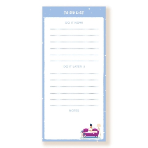 Norway Blues Long Notepad