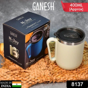 urban-crew-ganesh-premium-stainless-steel-coffee-mug-with-heat-resistant-mug-lid-approx-400ml-mug-1-pc