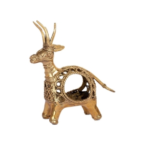 Dokra Deer Napkin Holder