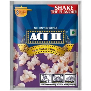 ACT II Instant Popcorn - Thai Sweet Chilli Flavour, Snacks, 59 g Pouch