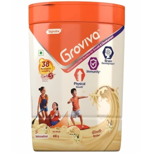 Groviva Child Nutrition Supplement Jar Nutrition Drink for Children 400 gm