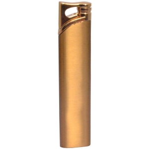 JMALL - Gold Aluminium Cigarette Lighter ( Pack of 1 ) - Gold