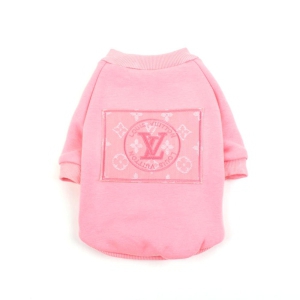 Dog Clothes| LV Baby Pink Sweatshirt | Sizes and Colours Available| Claws N Paws-XXS
