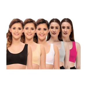 comfystyle-cotton-lycra-air-bra-multi-color-pack-of-5-none