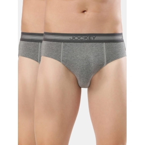 jockey-men-super-combed-cotton-solid-brief-1010-midgrey-melange-pack-of-2