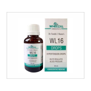 Wheezal WL-16 Hypertension Drops (30ml) (PACK OF TWO) Drops 30 ml