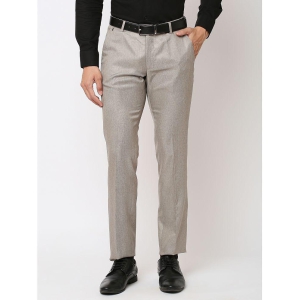 Solemio Khaki Slim Formal Trouser ( Pack of 1 ) - None