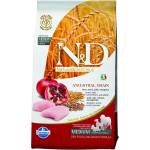 Farmina N&D Low Grain Chicken and Pomegranate Adult Food, 2.5 kg mini