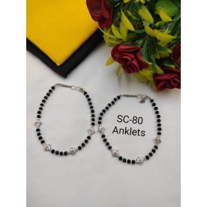 Women Fashion New Anklet SP48 Alloy Anklet (4beads crystal)