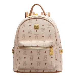 Teddy Bear School Bag-Cream / M