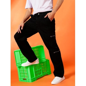 BWOLVES Men''s Clean Look Baggy Jeans: Effortless Style in Dark Shade, No Fade Black Denim-38