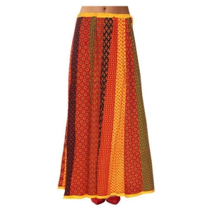 Sttoffa Cotton Straight Skirt - Multi Color - 50