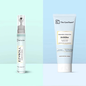 Under eye serum and Ceramide Moisturizer Combo