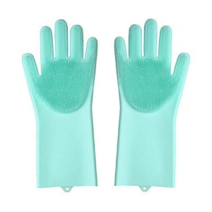 Metroplus Kitchenware Rubber Standard Size Cleaning Glove SILICONE HAND GLOVES