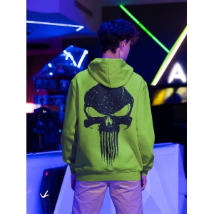 Punisher 2.0 - Neon Green - Unisex Hoodie-Neon Green / XL - 44